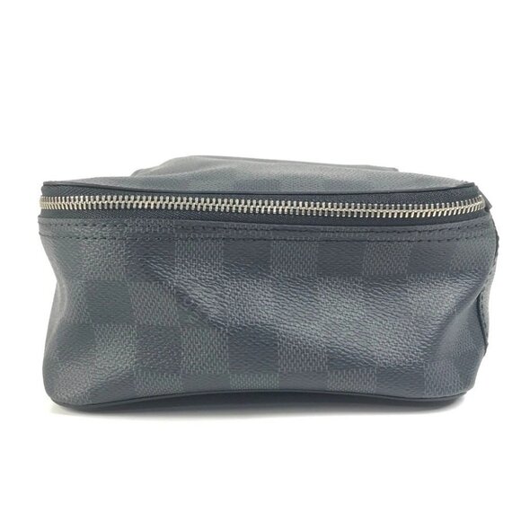 LOUIS VUITTON N40182 Damier Graphite Cuberangemon MM Travel Case Pouch - Picture 5 of 12